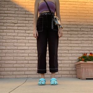 Black High-Waisted pants